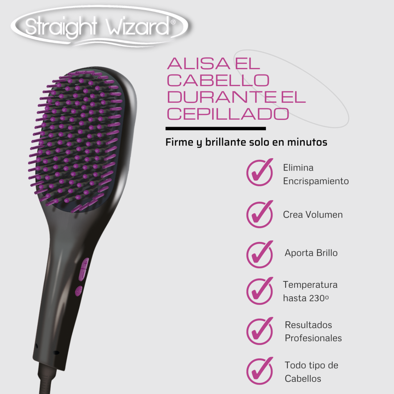 PERFESHOP - Cepillo Alisador Cerámico ™