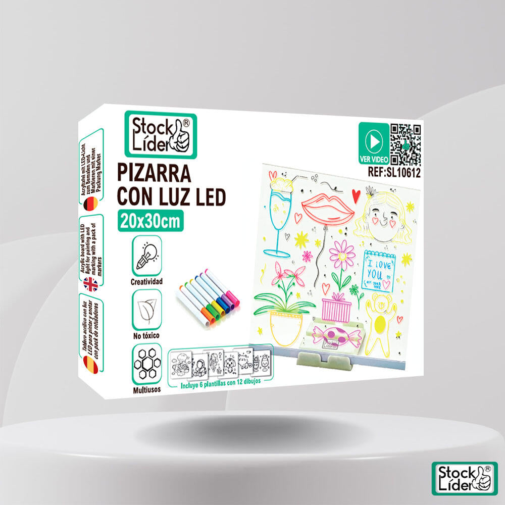 PERFESHO - Pizarra con luz LED 20x30 ™