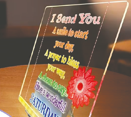 PERFESHO - Pizarra con luz LED 20x30 ™