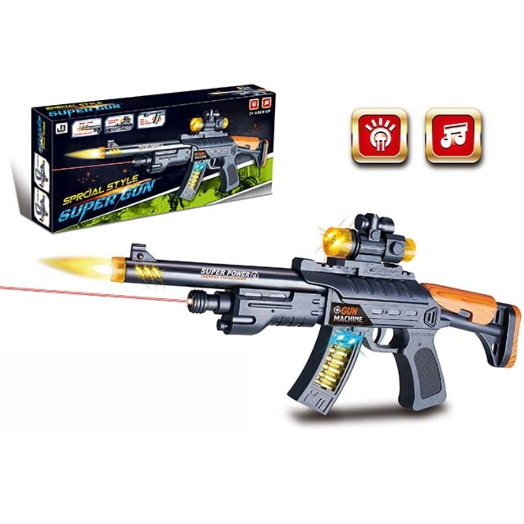 PERFESHOP - Pistola de Juguete con Luz y Sonido ™